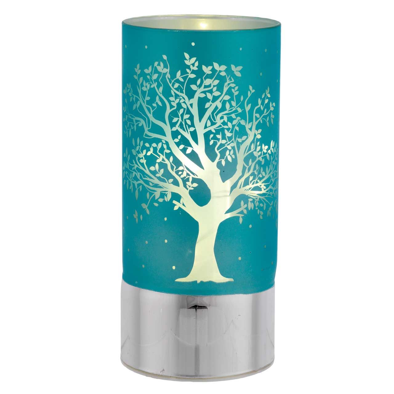 LAMPADA 9x20 DECORAZIONE ALBERO AZZURRO